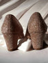 Coral Shimmer Ballerina Shoes - cunei